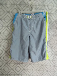 Cherokee Swim Shorts Boys Size XL 16 18 Multi Color Side Stripes Net Liner Swim - Picture 1 of 3