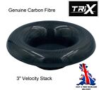 TRiX Real Dry Carbon Fibre 3" Intake Ram Air Velocity Stack Turbo Horn Induction