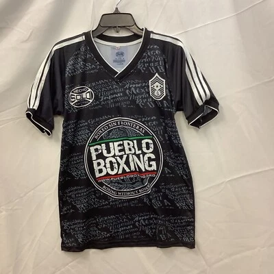 Camiseta Pueblo Boxeo Para Hombres Negra Hecho Solo Para Campeones Gráfico Talla M Foto 1 de 4
