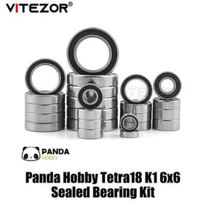 For Panda Hobby Tetra18 K1 6x6 Sealed Bearing Kit - Picture 1 of 5