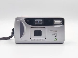 Cámara compacta Nikon Nuvis 60 puntos 25-50 mm probada y funcionando - Imagen 1 de 4