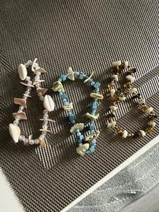Armbänder 3 Stück Muscheln Mehrfarbig - Bild 1 von 3
