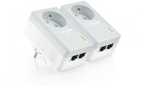 TP-LINK TL-PA4025PKIT AV600 CPL uniquement 2+1 port|2 pack| integrierte steckdos - Photo 1/2