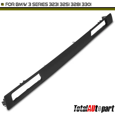 Panel envolvente portavasos negro para BMW Serie 3 323i 325i 328i 330i delantero Foto 1 de 4