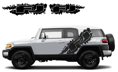 Calcomanías de vinilo gráficas salpicaduras laterales para Toyota FJ Cruiser 2007-2014 Foto 1 de 4