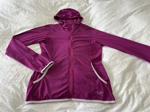 Arcteryx | Women’s SZ Small | Full Zip Purple Soltera Light Hoodie - Picture 1 of 9