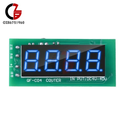 Modulo contatore display digitale 4 cifre con funzione di memoria DC4-40V modulo contatore - Immagine 1 di 4