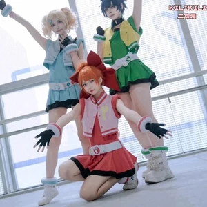 PowerPuff Girls Z Cosplay Blossom Bubbles Anime Outfits Karneval Halloween - Bild 1 von 24