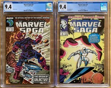 The Marvel Saga #24 & #25 (Marvel 1987) CGC 9.4. Origin Galactus & Silver Surfer