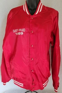 Hartwell Mens Jacket Coat Size L Large 42/44 Safety Award 1989 McCrory Stores - Picture 1 of 24