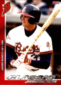 2002 Buffalo Bisons Classic Choice #9 Jeremy Burnitz Conroe Texas Baseball Card