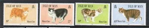ISLE OF MAN MNH 1989 SG399-402 MANX CATS - Bild 1 von 1