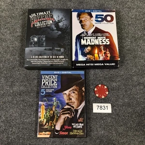 Vincent Price 3-Filmset DVD gebraucht Tales Of Terror Pit And The Pendulum Raven Hor - Bild 1 von 9