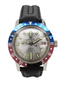 Reloj Pulsera Pryngeps Acero Inoxidable "Oceanic" Buzo 20 ATM con Fecha c. 1970 - Imagen 1 de 6