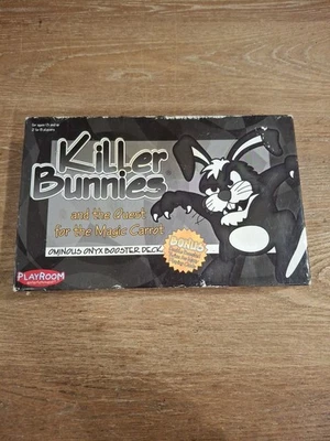 Killer Bunnies Ominous Onyx Booster COMPLETO Playroom 2007 Cartas Humor Foto 1 de 4