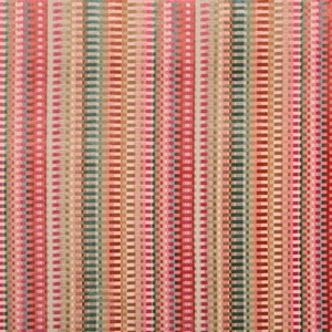 Lee Jofa Cut Velvet Stripe Uph Fabric- Picket Multi Russet 4.20 yds 2019153.7075 - Picture 1 of 1