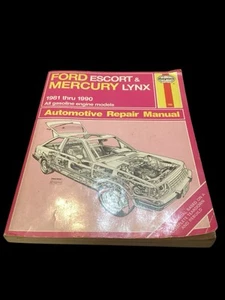 Repair Manual Haynes 789 Ford Escort And Mercury Lynx 1981-1990 - Picture 1 of 8