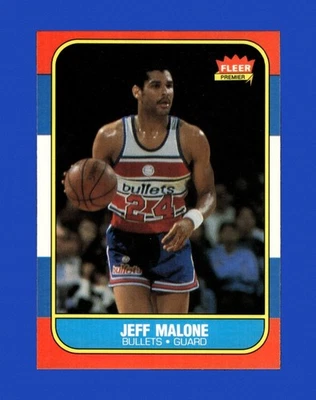 Fleer Set-Break # 67 1986-87 Jeff Malone casi nuevo-como nuevo o mejor *GMCARDS* Foto 1 de 2