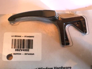 New Old Stock Pella Casement Lock Handle RLEFT LH BROWN MATTE FINISH - Picture 1 of 3