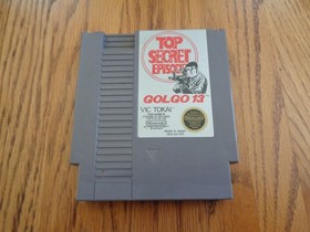 Golgo 13: Top Secret Episode (Nintendo NES, 1988, Vic Tokai) - Game Only