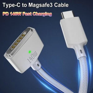 PD 140W USB Type-C to Magsafe 3 for MacBook Air/Pro A2442 A2485 A2681 Laptop - Photo 1/12