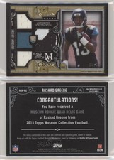 2015 Topps Museum Collection Quad Relics /99 Rashad Greene #RQR-RG Rookie RC