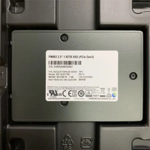 Samsung 1.92TB SSD PM983 U.2 MZQLB1T9HAJR-00007 2.5" PCI-E 3.0 x4 MZ-QLB1T90 new - Picture 1 of 4