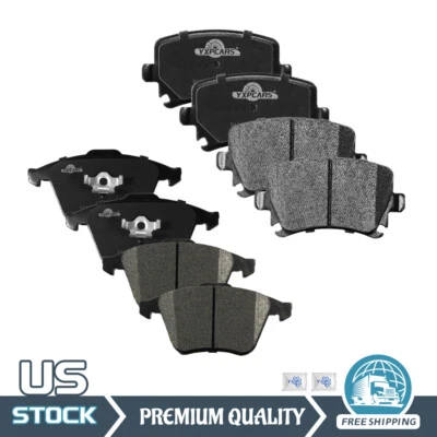 Pastillas de freno delanteras y traseras de cerámica para Audi A4 A6 A4 Quattro A6 Quattro 2006-2009 Foto 1 de 4