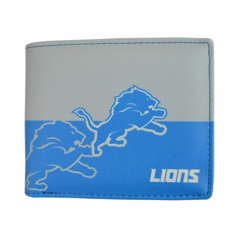 Detroit Lions NFL Men's Bi-Fold Little Earth Wallet Cover