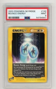 Pokémon Skyridge Bounce Energy 142/144 2003 PSA 9 como nuevo - Imagen 1 de 2