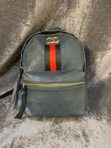 Ladies Navy Rucksack Handbag (B24) - Picture 1 of 4