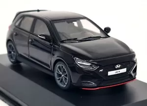 Solido 1/43 - Hyundai i30 N 2022 Phantom Black Diecast Scale model car - Imagen 1 de 5