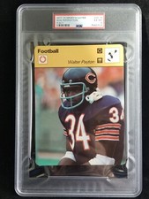🏈RARE 1977-79 Sportscaster Italy #26-14 WALTER PAYTON🏈 PSA 6 EX-MT EXMINT