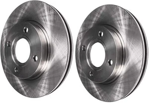 Rotores de freno de disco delanteros de 10,08" para Mitsubishi Lancer Mirage 1999-2005 2006 2007 - Imagen 1 de 1