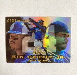 1999 Fleer Flair Showcase Row 1 Seat 3 /1500 Ken Griffey Jr Seattle Mariners MLB
