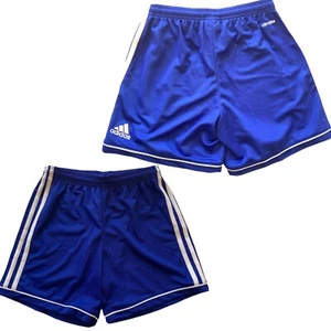 ADIDAS Women's Junior Girls Climalite Shorts BLUE Elastic Waist Size 2XS - Picture 1 of 11