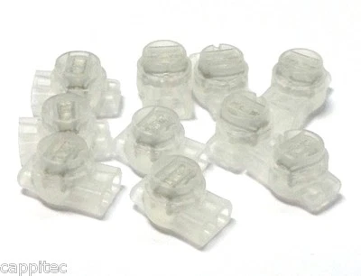 DEXGREEN 10 CAT5 6 BT PHONE DATA CABLE REPAIR SPLICE JOINER 2 WIRE JELLY CRIMP CONNECTOR