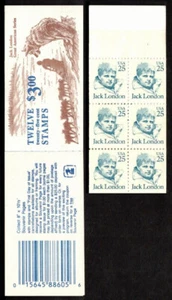 US Scott 2197a ~ Booklet BK 152 ~ VF, NH ~ 2 Panes of 6 25c stamps ~ May 3, 1988 - Picture 1 of 2