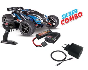 Traxxas E-Revo 1:16 blau RTR Brushed Silber Combo TRX71054-8-BLUE-SILBER-COMBO - Bild 1 von 4