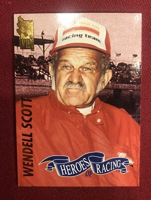 1994 VIP Press Pass Wendell Scott RARE Heroes of Racing Insert NASCAR HOF - Image 1 of 2