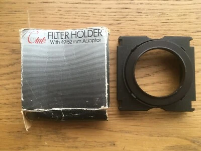 Club Camera filter holder with 49/52mm Adaptor - Image 1 of 4