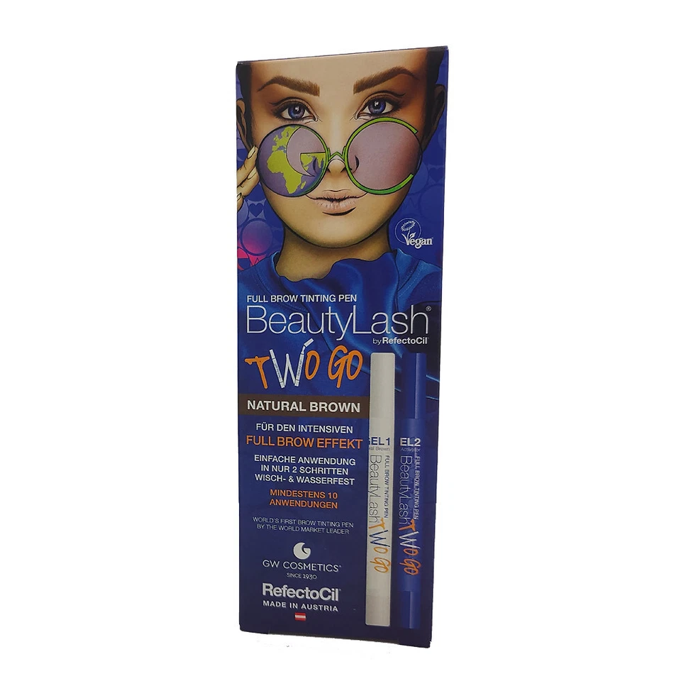 Refectocil Full Brow Tinting Pen Two Go - Naturbraun Augenbrauen färben - Bild 1 von 4