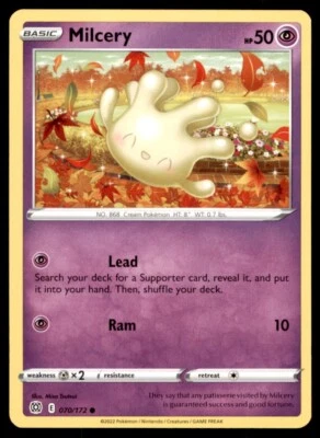 2022 Sword & Shield - Brilliant Stars Milcery Basic/Common #70 - Image 1 of 2