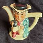 Toby jug / small tea pot with lid vintage Tony Wood Staffordshire England