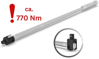 FAMEX Gelenkschlüssel 1/2" Zoll Gelenkgriff Drehgriff BELASTBAR bis 770 Nm