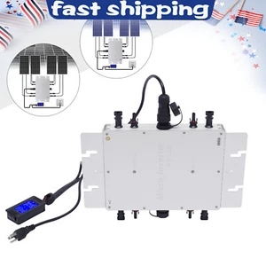 Solar Micro Inverter WVC-1200W Grid Tie MPPT Pure Sine Wave DC to AC Waterproof - Picture 1 of 16