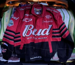 De colección. Abrigo Oficial Nascar Budweiser Dale Earnhardt - Imagen 1 de 9