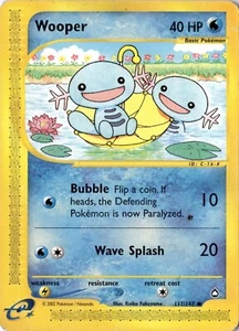 Wooper 117/147 - Aquapolis - Pokemon - HP - Imagen 1 de 2
