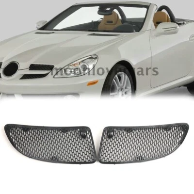 Pair Front Hood Grille Cover Trim For 2005-2011 Benz SLK350 SLK280 R171 SLK300 — 第 1/4 张图片