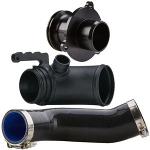 Air Intake Turbo Muffler Delete + Turbo Inlet Elbow + Silicone Hose VW MK7 Golf - Picture 1 of 11